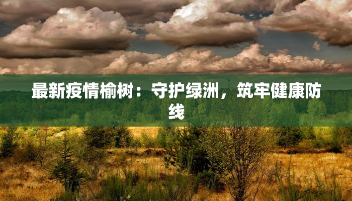 最新疫情榆树：守护绿洲，筑牢健康防线