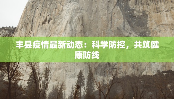 丰县疫情最新动态：科学防控，共筑健康防线